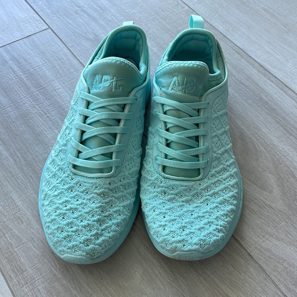 APL Women's Knit Sneakers in Aqua Mint
